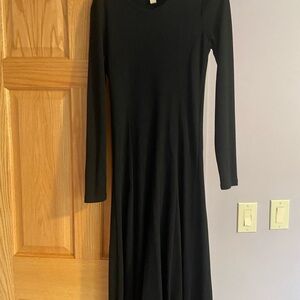 Black dress with long sleeves by Michael Kors